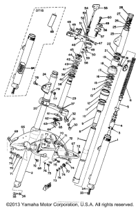 DT1C Передняя вилка