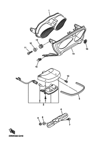 XJR1300 Taillight unit ass`y