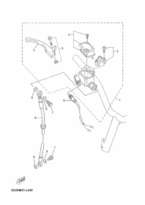 YN50F Передний тормозной цилиндр