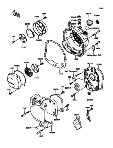 ZX600 Крышки двигателя