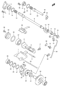 RM250 Клапан выхлопа