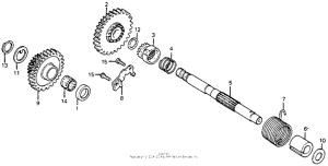 CB400 Кик стартер