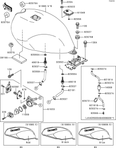ER500 Fuel tank(1 / 2)(er500-b1)