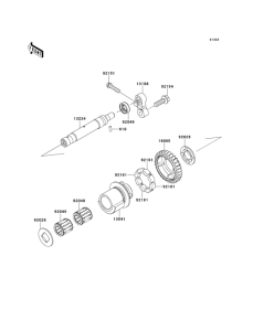 ZX1000 Валансирный вал