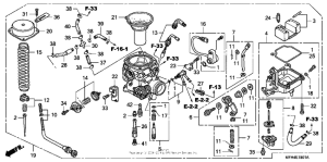 VT600C Карбюратор