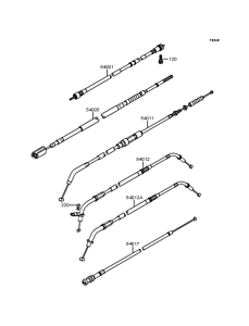 VN400 Тросы управления