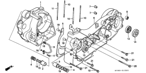 CH125 Картер двигателя