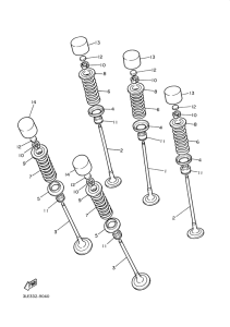 YZF1000R Valve system
