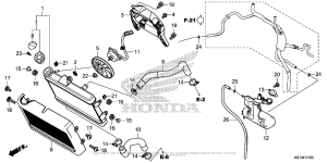 CMX300 Радиатор