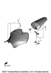YZF-R6 Сиденье