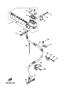 TW225E Передний тормозной цилиндр
