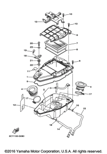 XV1900CU Впускная система 2