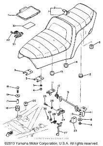 XS400H Сиденье
