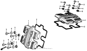 VF700F Крышка головки цилиндров