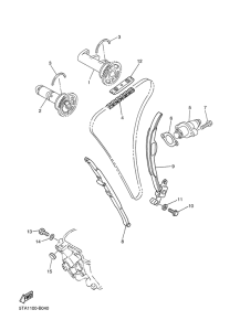 WR450F Camshaft. chain