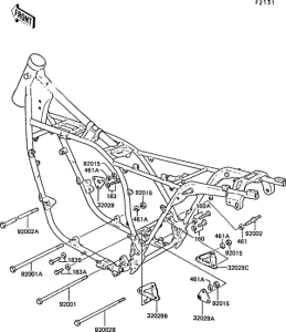 ZG1300 Рама ,крепежные детали