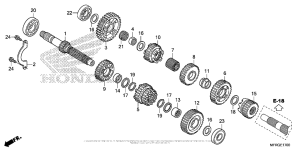 VT1300CR Трансмиссия