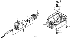 CB650SC Oil filter + oil pan