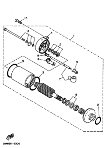 SR125L ｽﾀｰﾃｲﾝｸﾞﾓｰﾀ 1