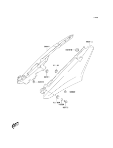 LV1000 Обтекатель сидения
