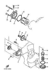 SR250 Масляный насос