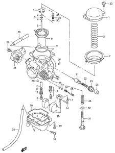GZ125 Carburetor assy