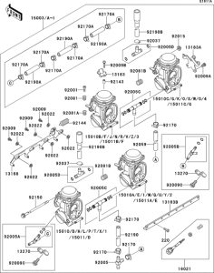 ZX900 Carburetor(1 / 4)(zx900-b2 / b3)