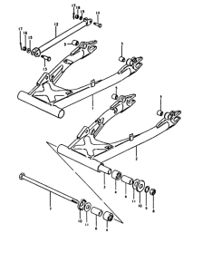 GS1000 Маятник задний