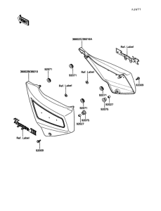 ZG1200 Боковые обтекатели