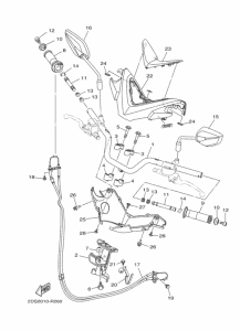 GPD150-A ステアリングハンドル & ケーブル