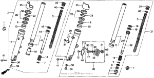 PC800 Передняя вилка
