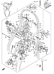 DR-Z400 Carburetor assy