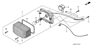 SK50M Taillight unit ass`y