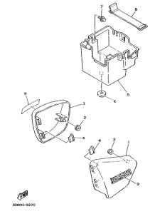 XV250 Картер двигателя