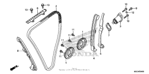 CB1100 (ABS) Cam chain + tensioner