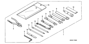 XL650V Инструмент