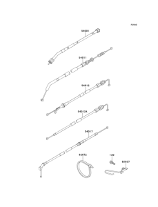 EX250 Тросы управления