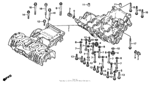 CB650 Картер двигателя