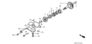NSR75 Водяная помпа