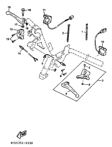 YE50 Handle switch. lever