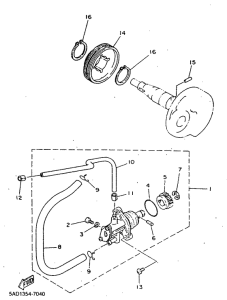 YN50R Масляный насос