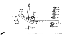 VT1100C Траверса нижняя