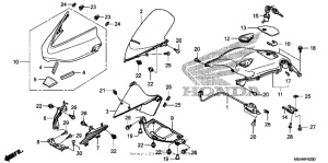 NSA700 Верхний обтекатель