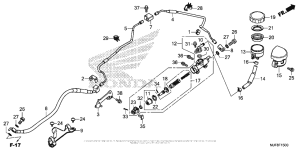 CTX700N Rear Brake Master Cylinder (Ctx700N)