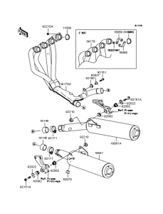 ZX1200 Глушитель