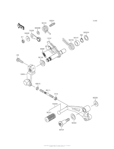 BR250 Механизм переключения передач