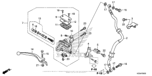 CB300F Front Brake Master Cylinder (Standard)