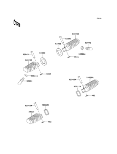 ER500 Подножки