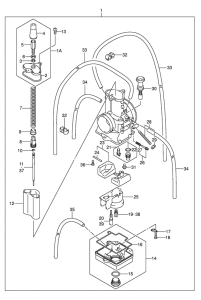 RM125 Carburetor assy