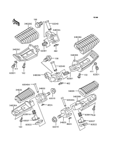 ZL400 Подножки